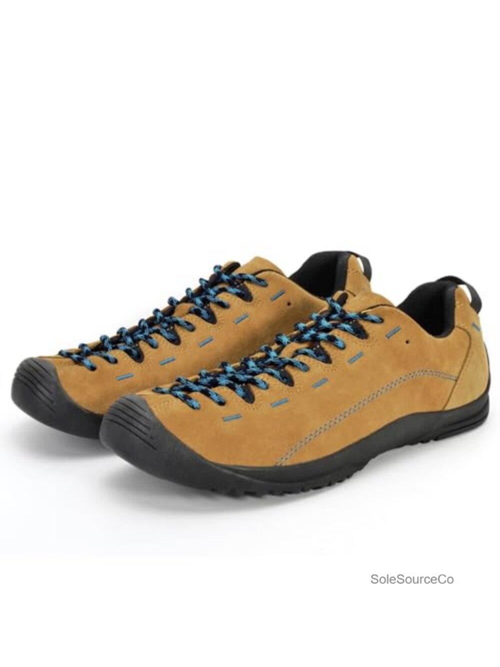 Men's Suede Leather Approach Hiking Shoes Lace-Up Sneakers